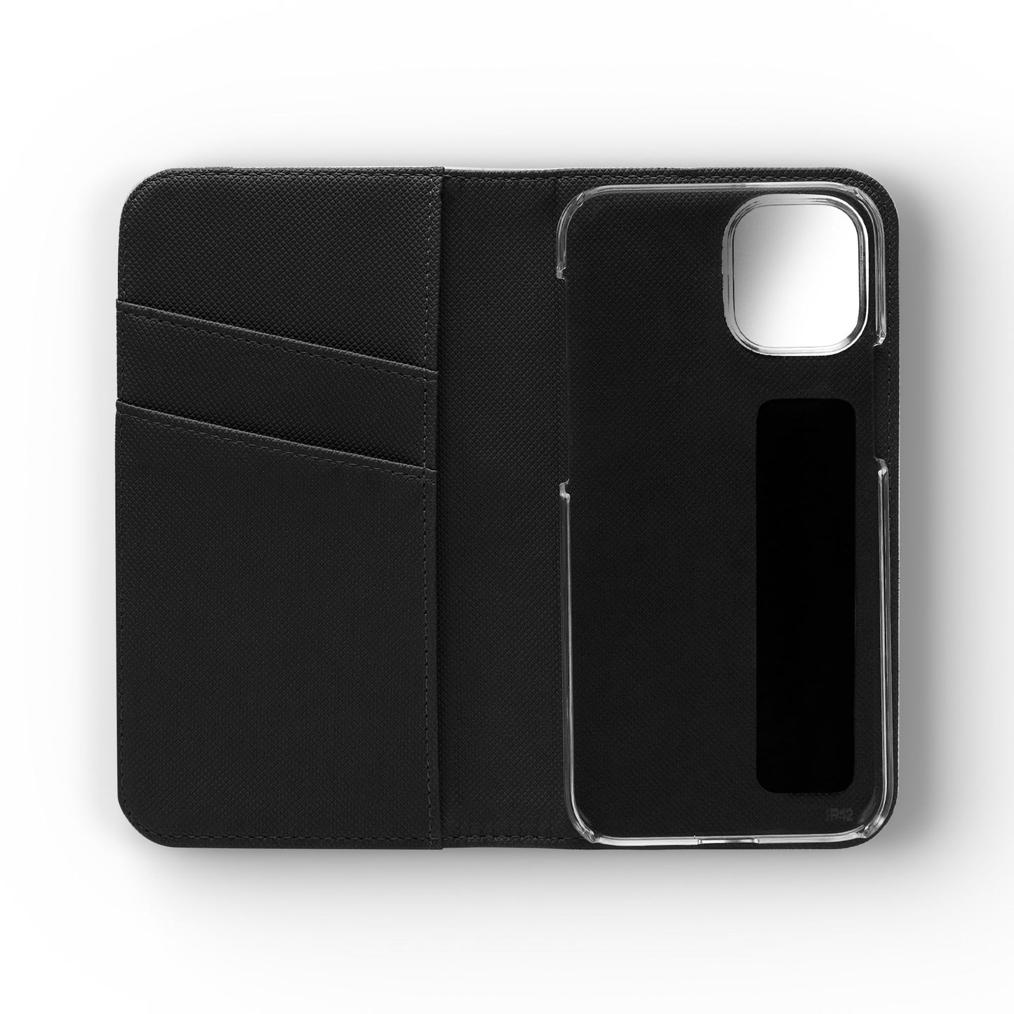Elegant Flip Case - Faux Leather Phone Case with Card Holder & Stand