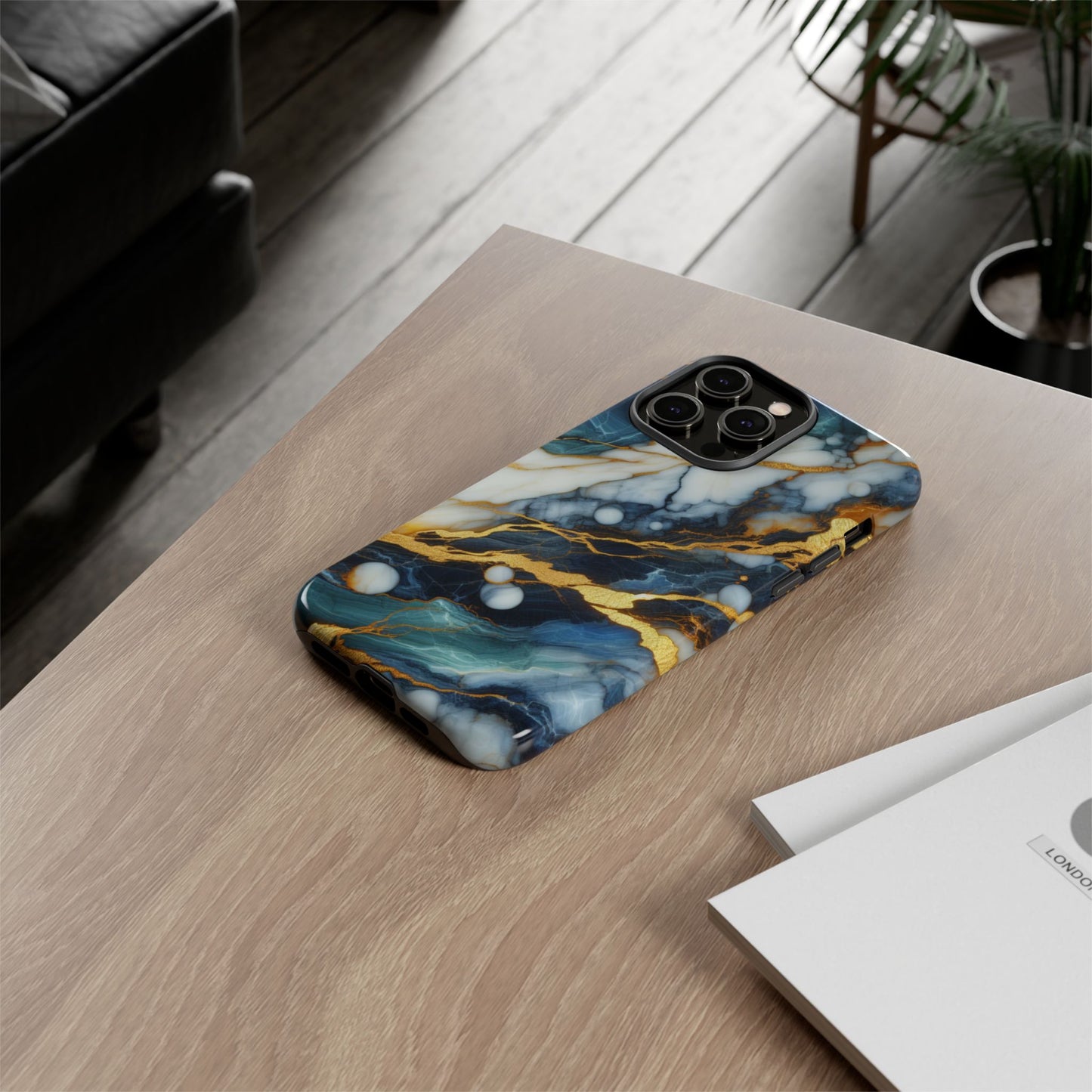 Marble Glow – Artistic Phone Case with Serene Elegance