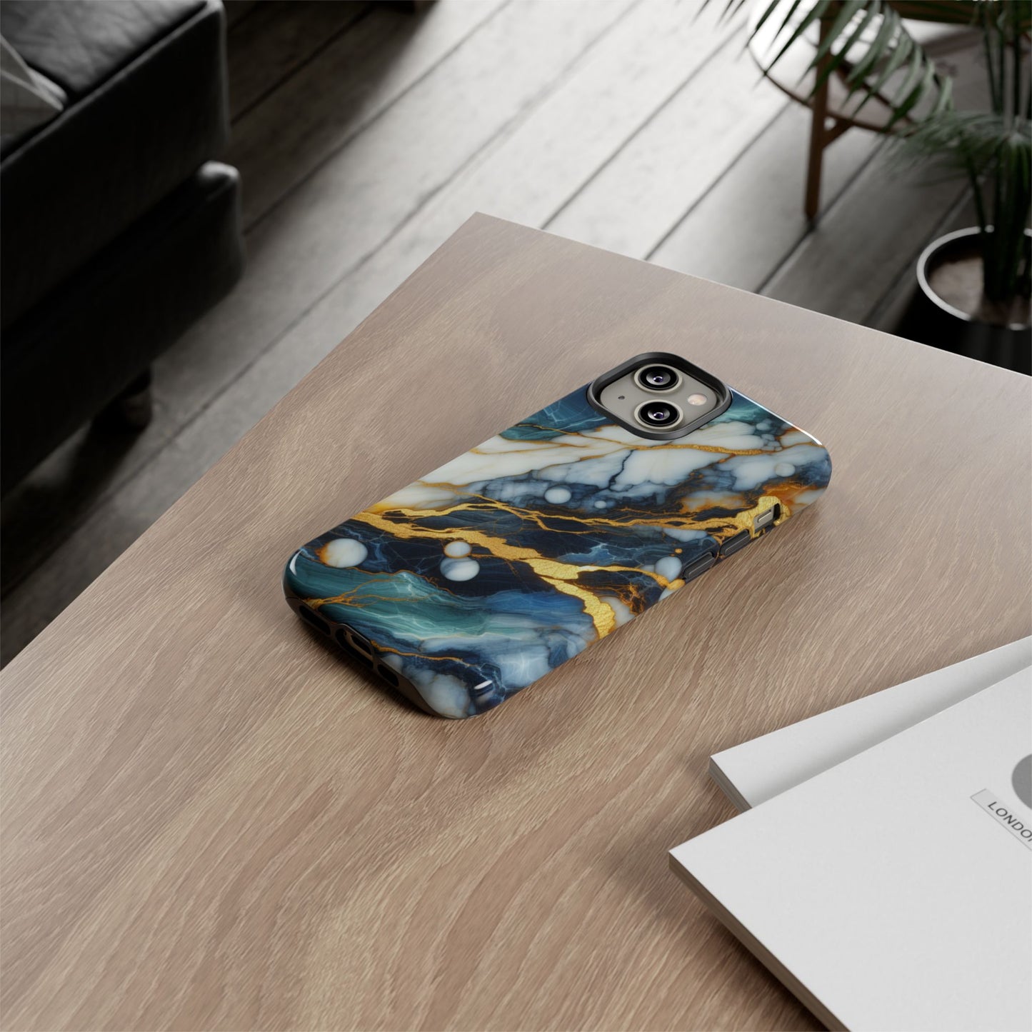 Marble Glow – Artistic Phone Case with Serene Elegance