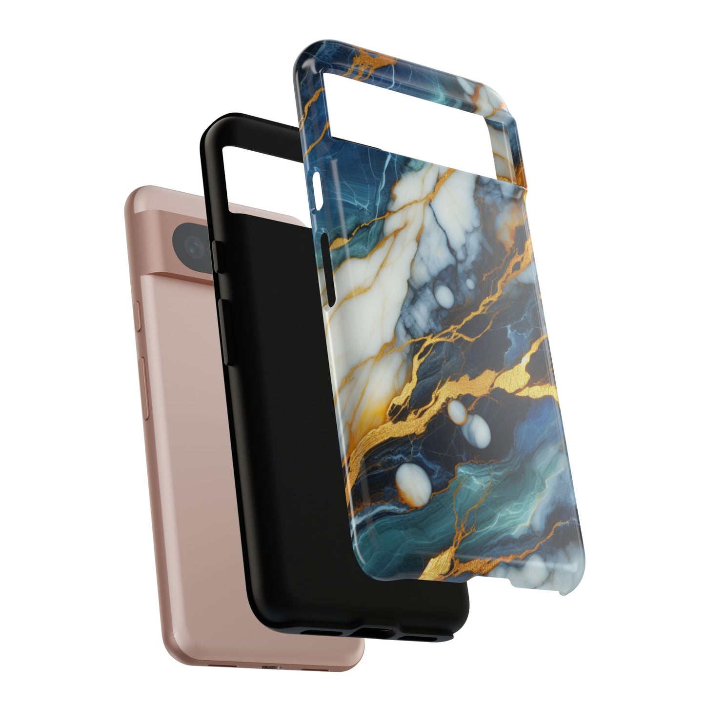 Marble Glow – Artistic Phone Case with Serene Elegance