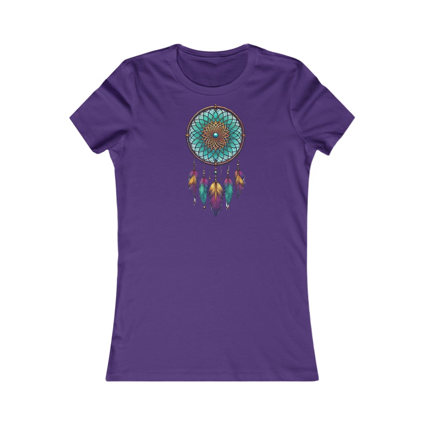 Mandala Dreamcatcher Slim Fit T-Shirt – Soft & Stylish Comfort