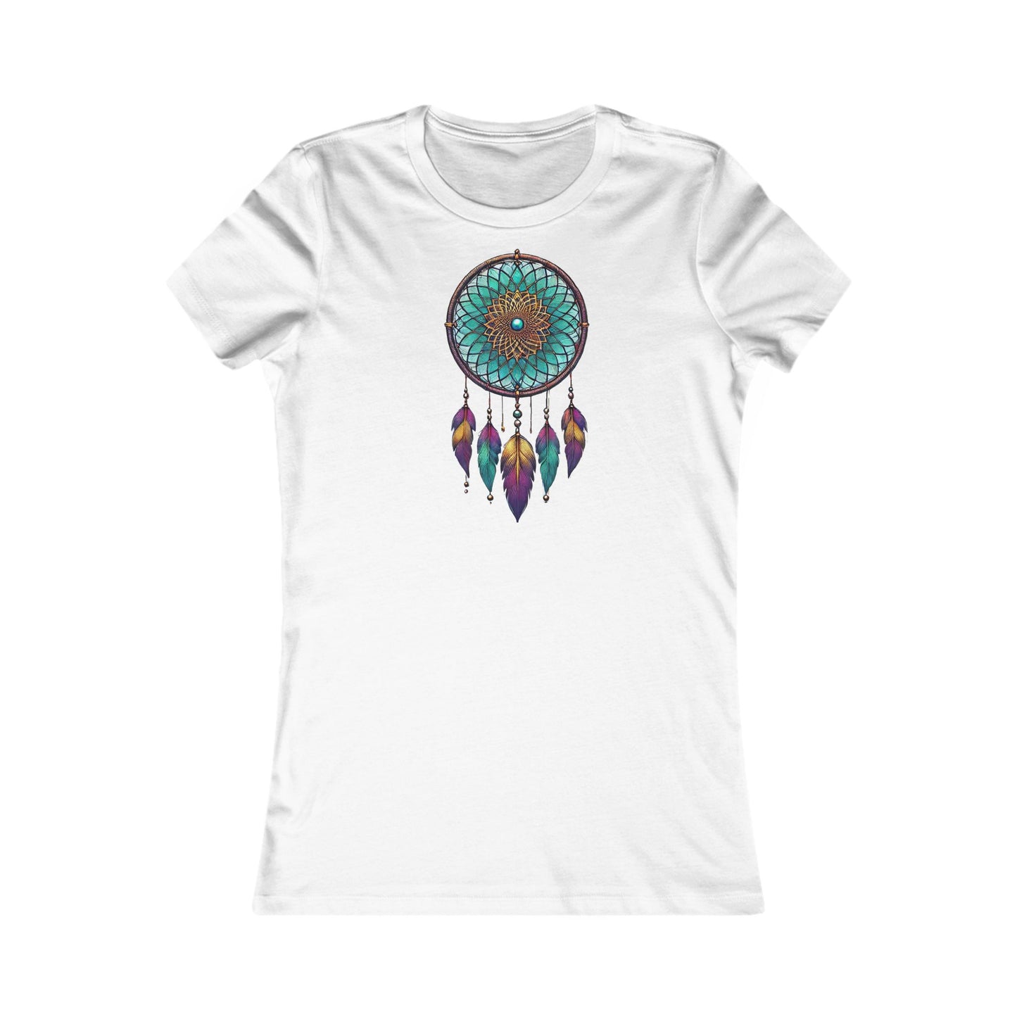 Mandala Dreamcatcher Slim Fit T-Shirt – Soft & Stylish Comfort