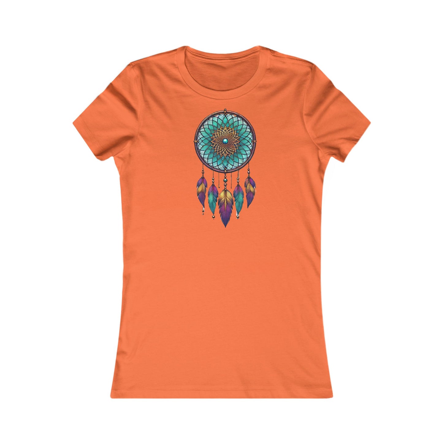 Mandala Dreamcatcher Slim Fit T-Shirt – Soft & Stylish Comfort