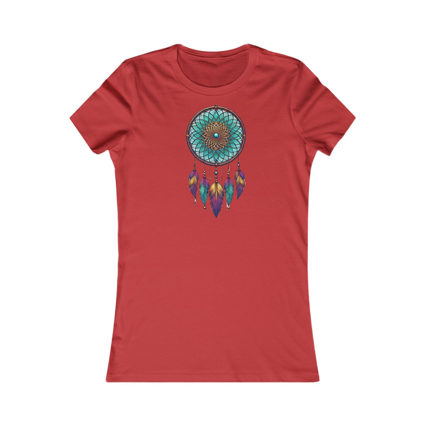 Mandala Dreamcatcher Slim Fit T-Shirt – Soft & Stylish Comfort