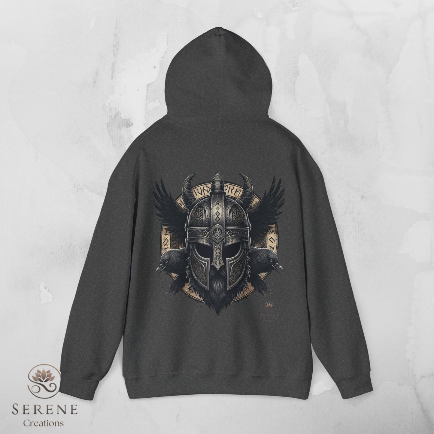 βοΈ Warrior Spirit β Viking Strength Hoodie