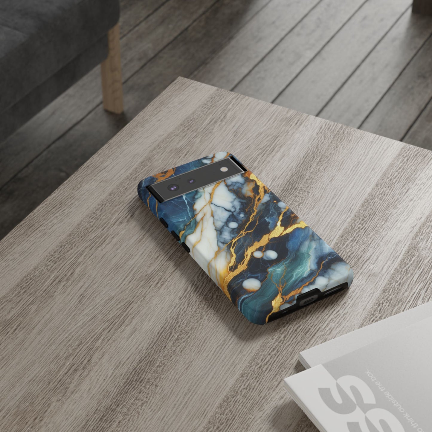 Marble Glow – Artistic Phone Case with Serene Elegance
