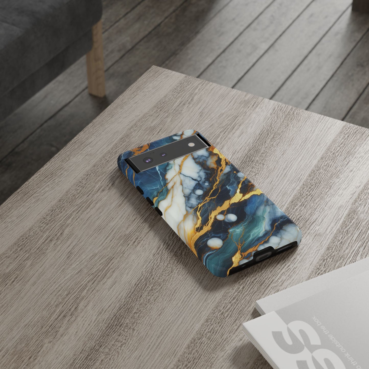 Marble Glow – Artistic Phone Case with Serene Elegance
