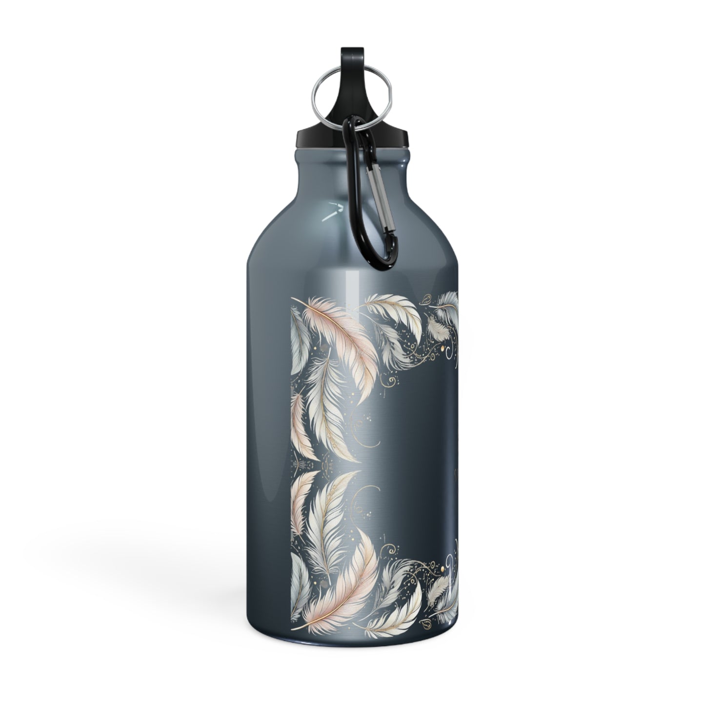 Serene Creations Feather Water Bottle | Stylish Hydration for Your Daily Adventures