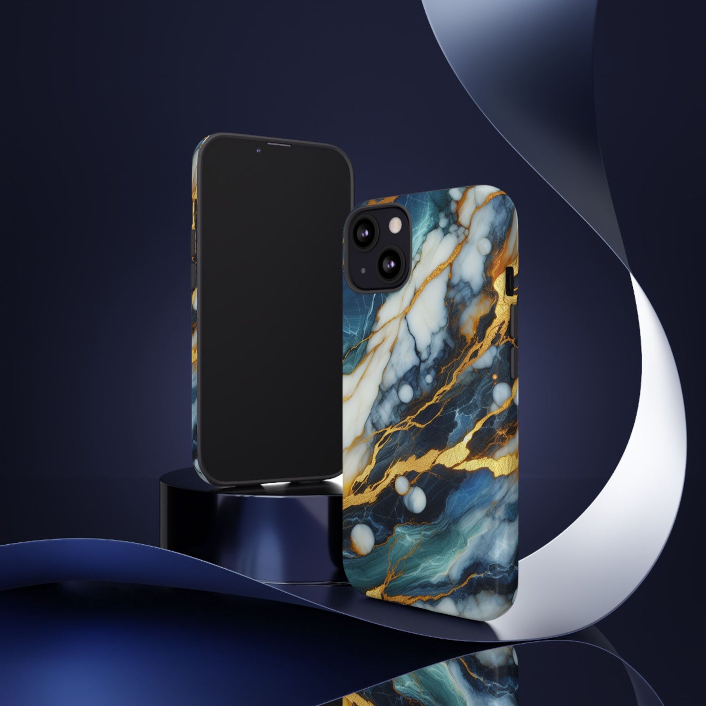Marble Glow – Artistic Phone Case with Serene Elegance