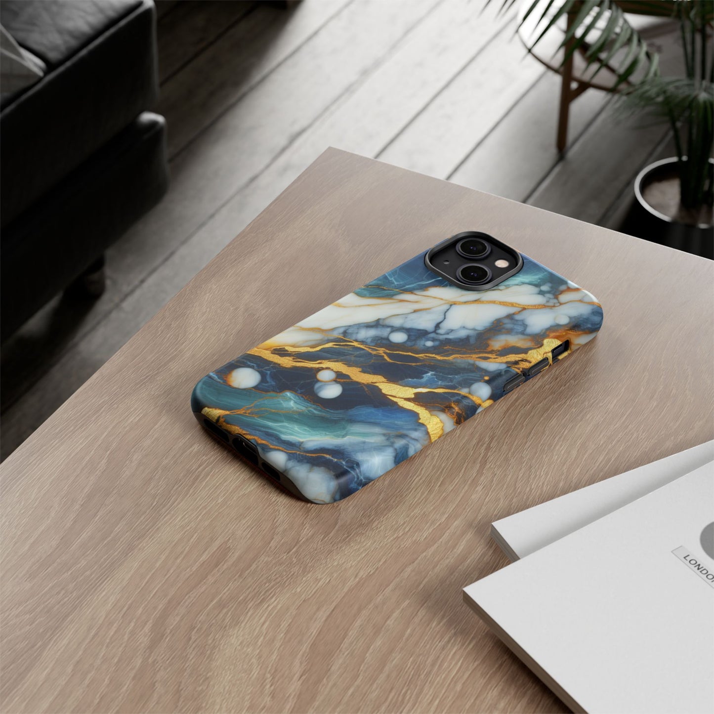 Marble Glow – Artistic Phone Case with Serene Elegance