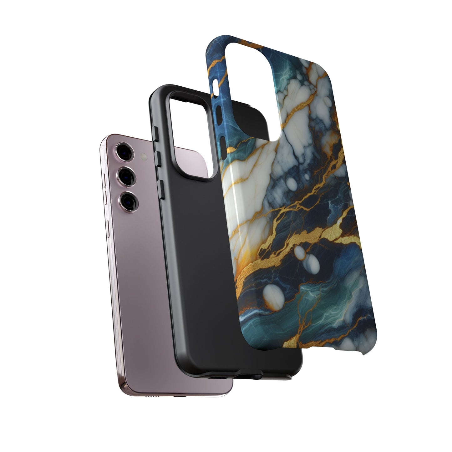 Marble Glow – Artistic Phone Case with Serene Elegance