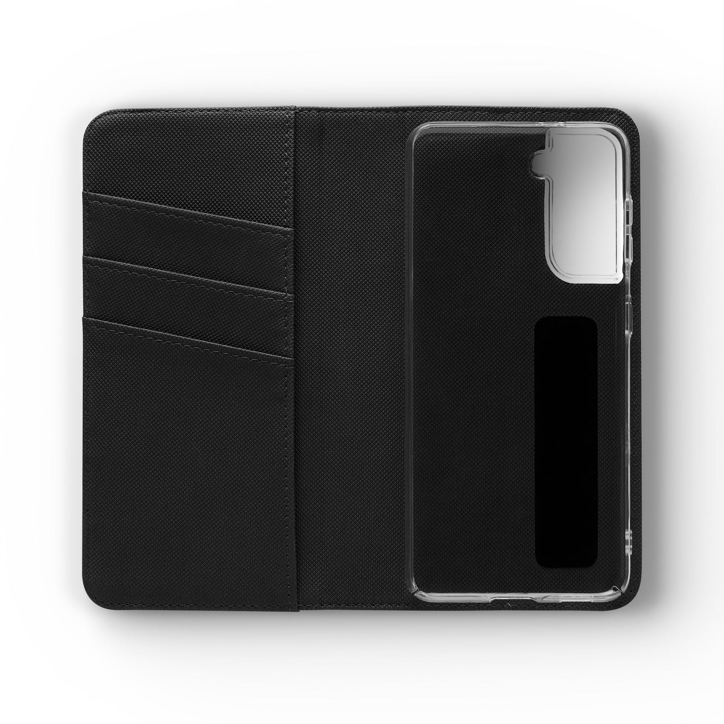 Elegant Flip Case - Faux Leather Phone Case with Card Holder & Stand