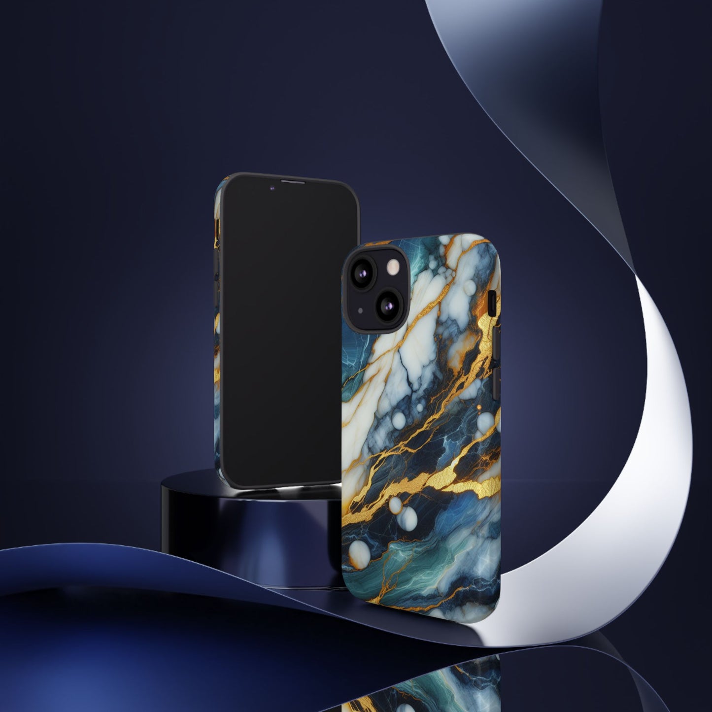 Marble Glow – Artistic Phone Case with Serene Elegance