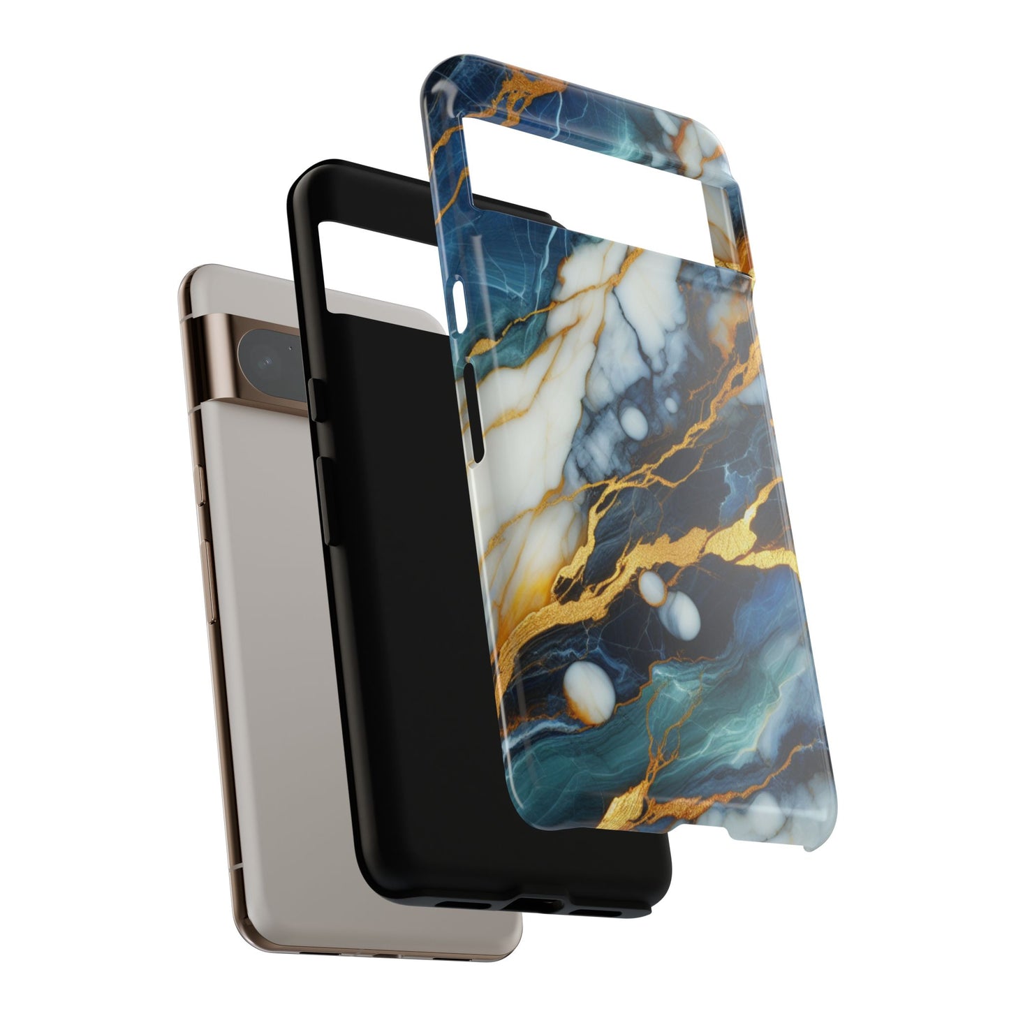 Marble Glow – Artistic Phone Case with Serene Elegance