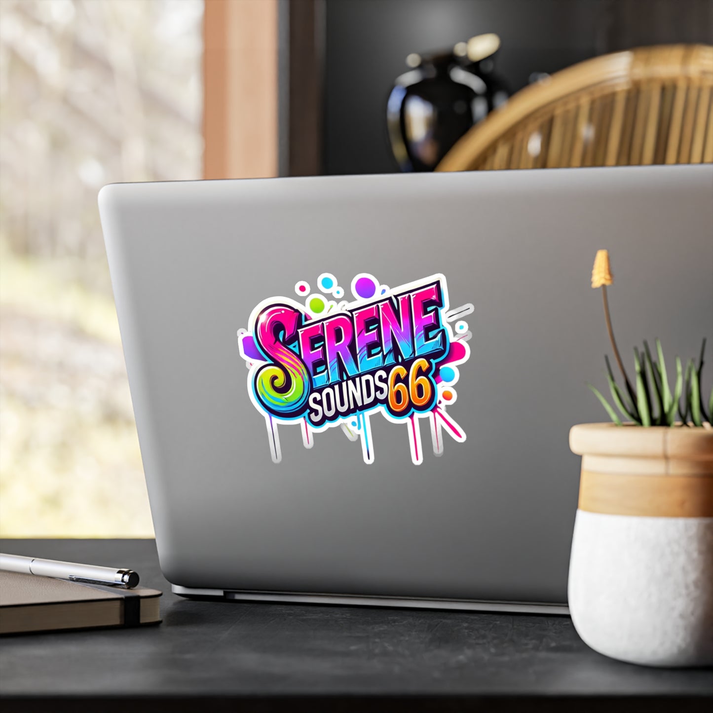 Custom SereneSounds66 Vinyl Stickers – Durable & Weather-Resistant