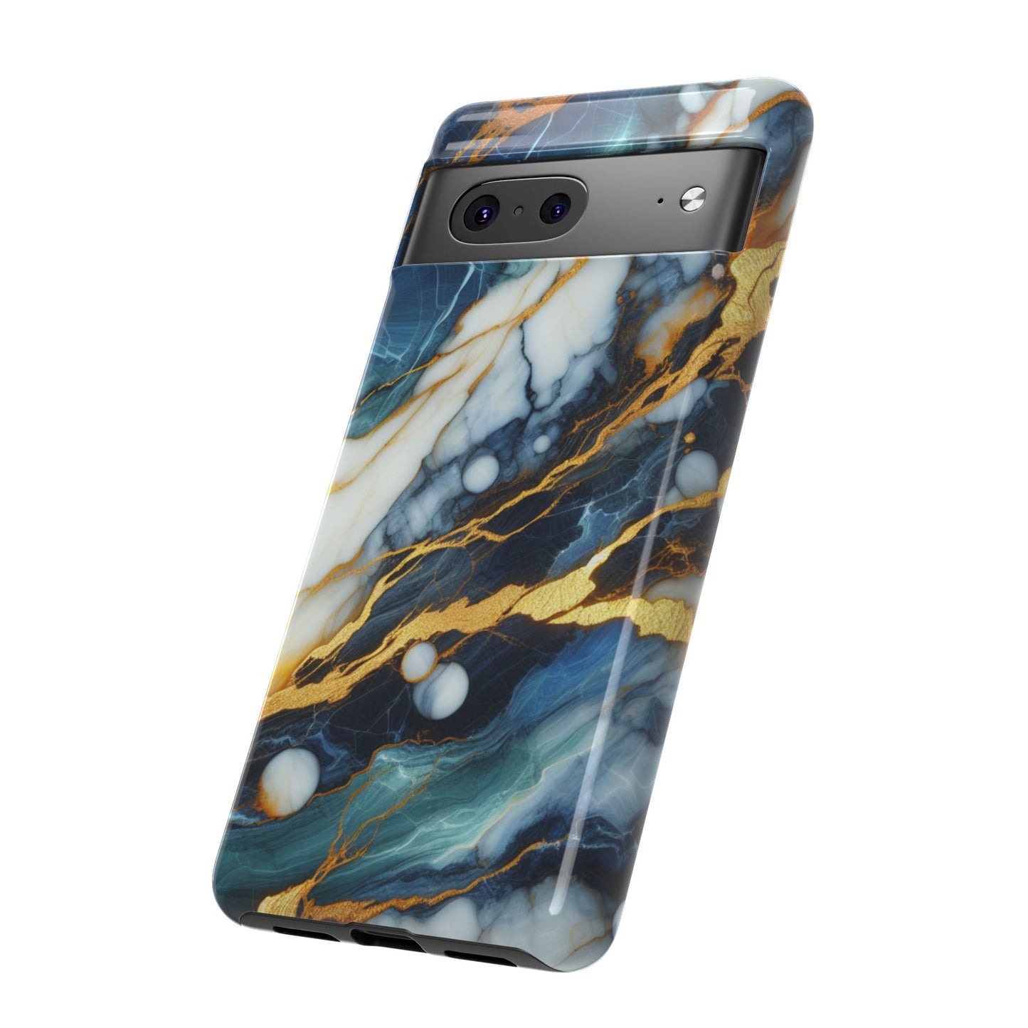 Marble Glow – Artistic Phone Case with Serene Elegance