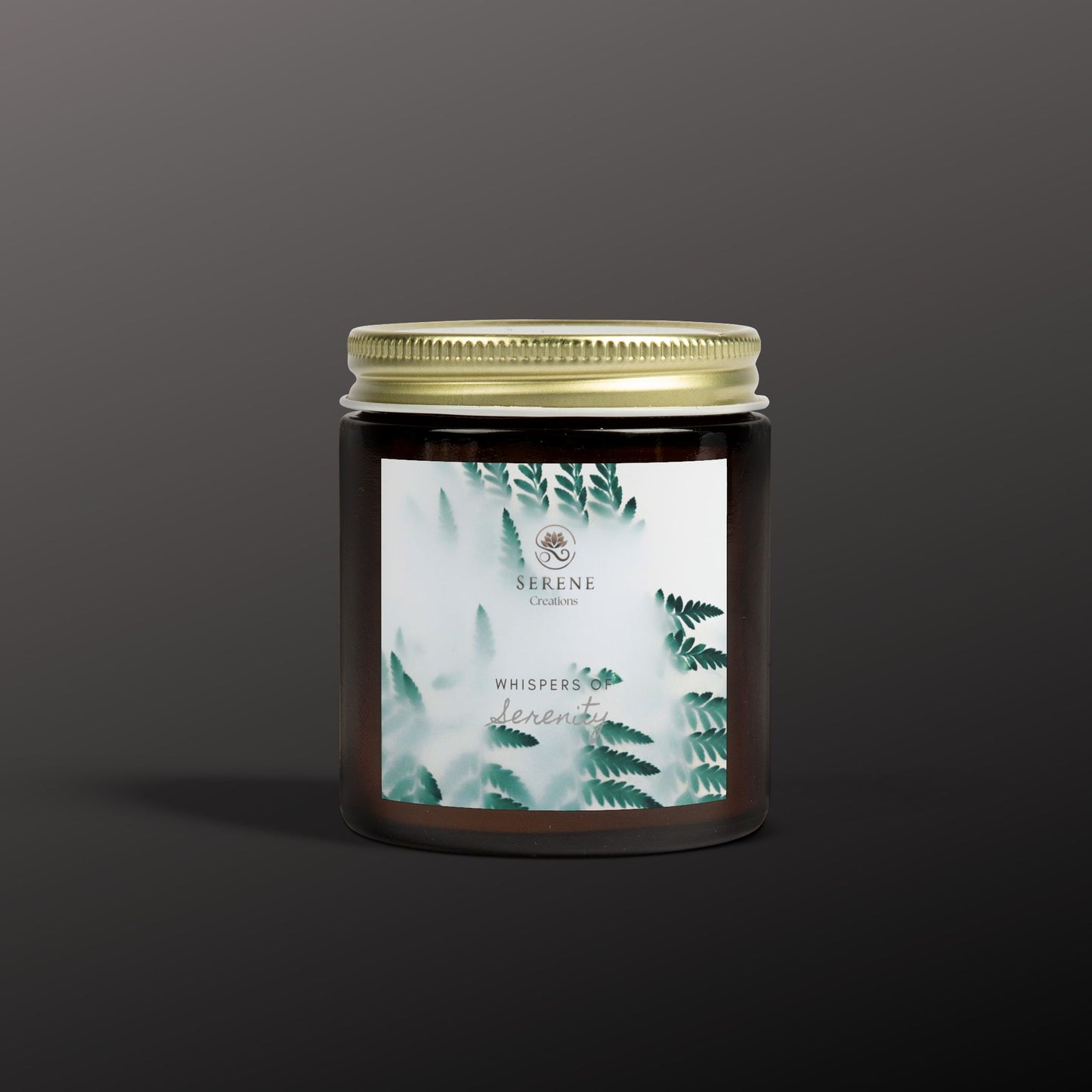"Whispers of Serenity" Hand-Poured Scented Candle | Elegant Coconut Apricot Wax with Gold Lid