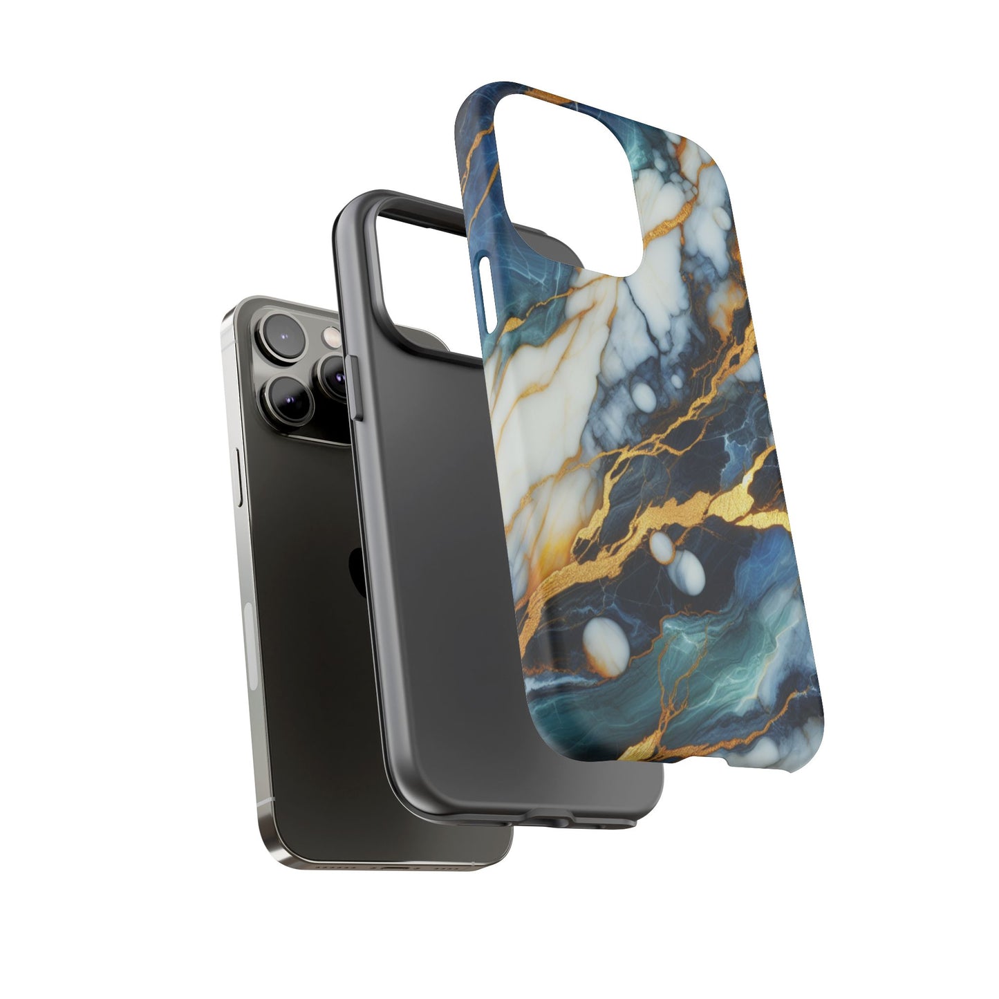 Marble Glow – Artistic Phone Case with Serene Elegance