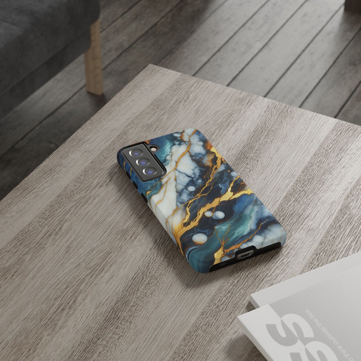 Marble Glow – Artistic Phone Case with Serene Elegance