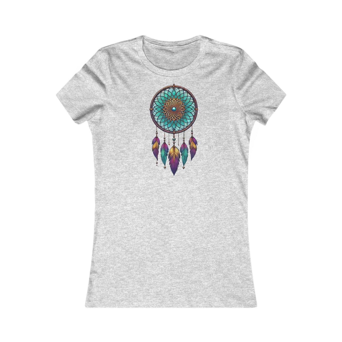 Mandala Dreamcatcher Slim Fit T-Shirt – Soft & Stylish Comfort