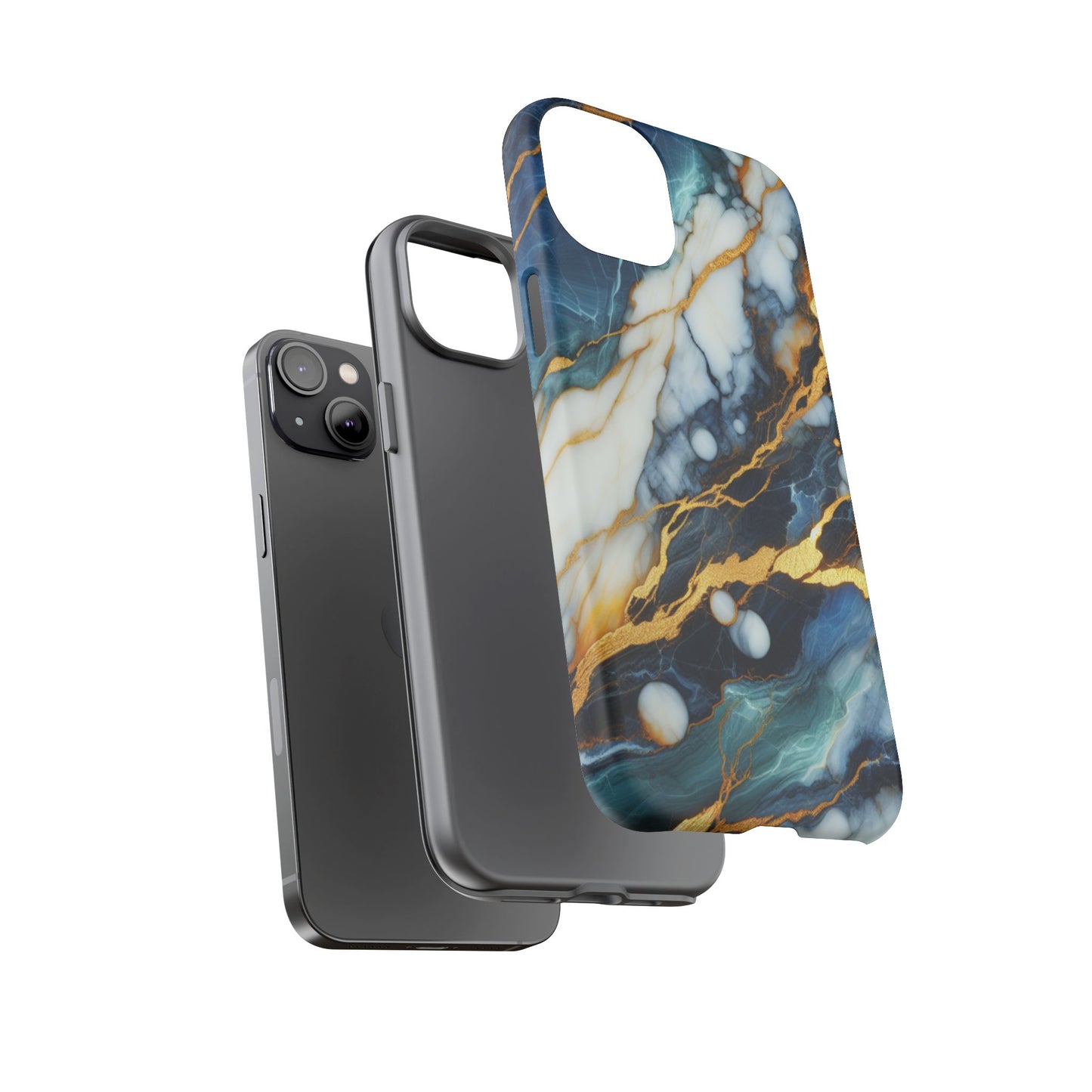 Marble Glow – Artistic Phone Case with Serene Elegance
