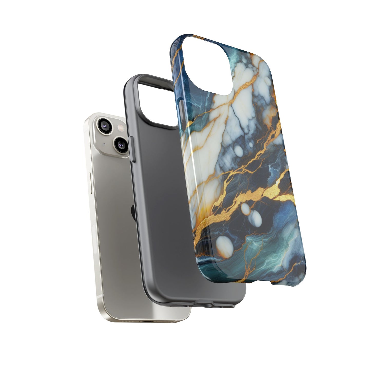 Marble Glow – Artistic Phone Case with Serene Elegance