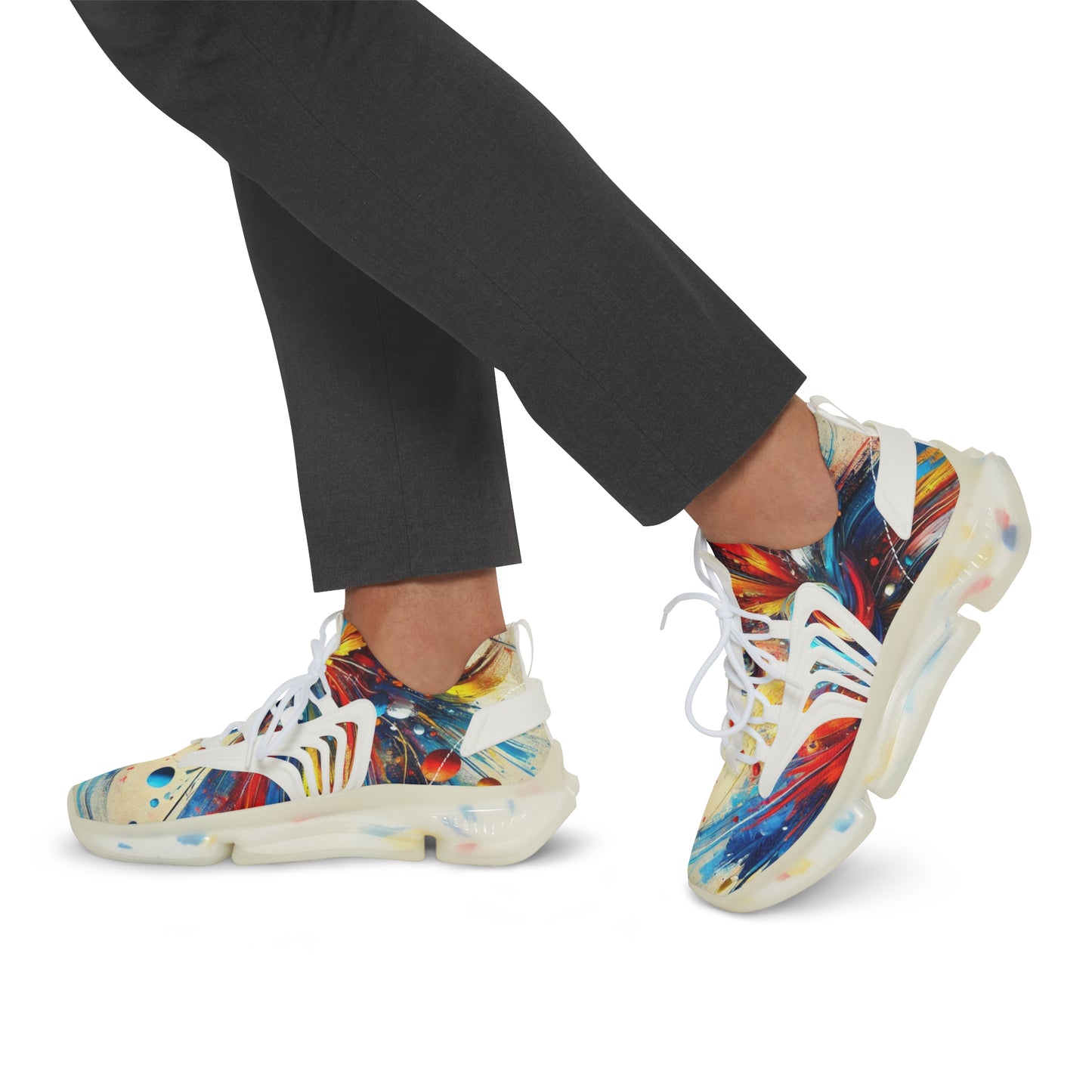 Elevate Your Game: Breathable Mesh Sneakers for Men with Memory Foam Comfort