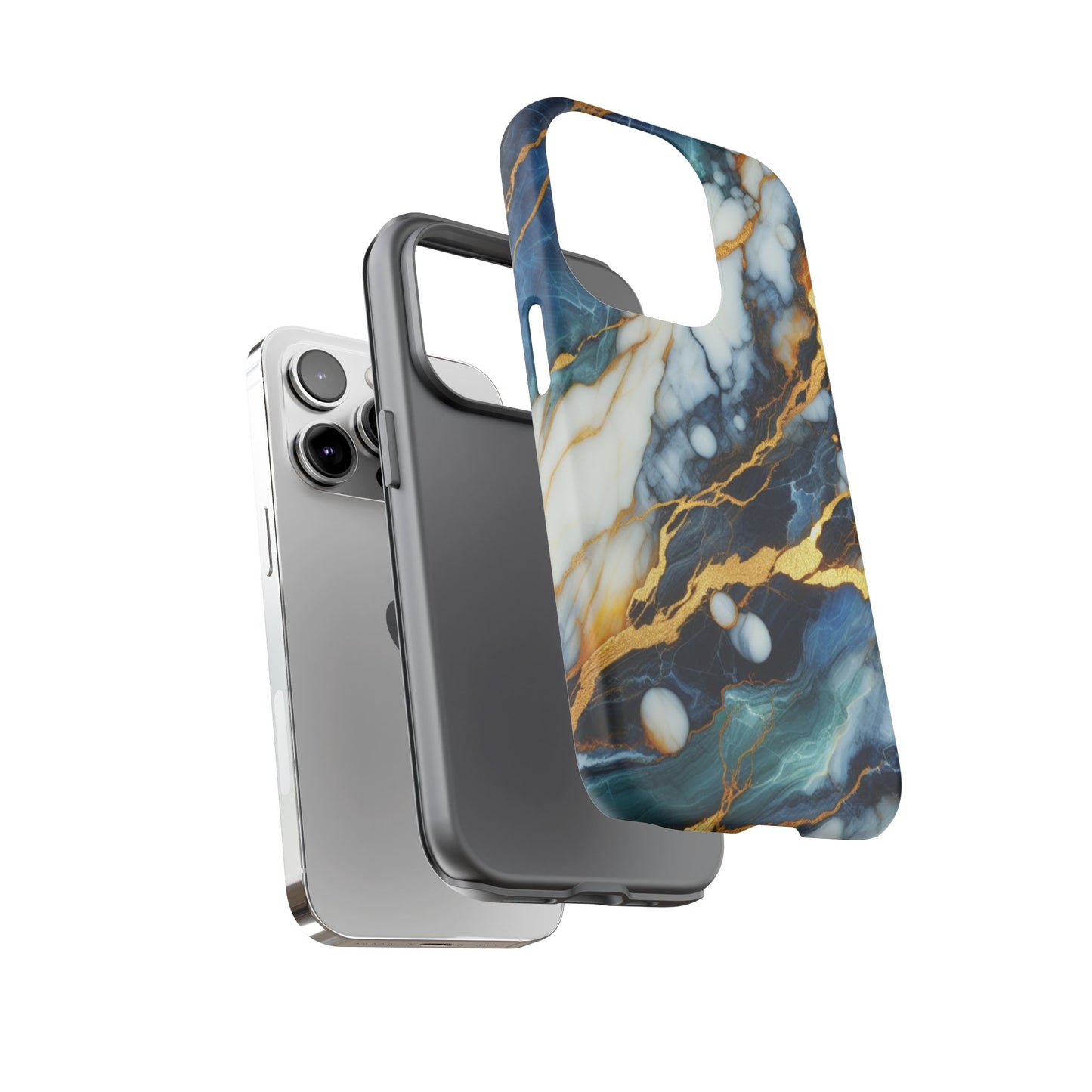Marble Glow – Artistic Phone Case with Serene Elegance