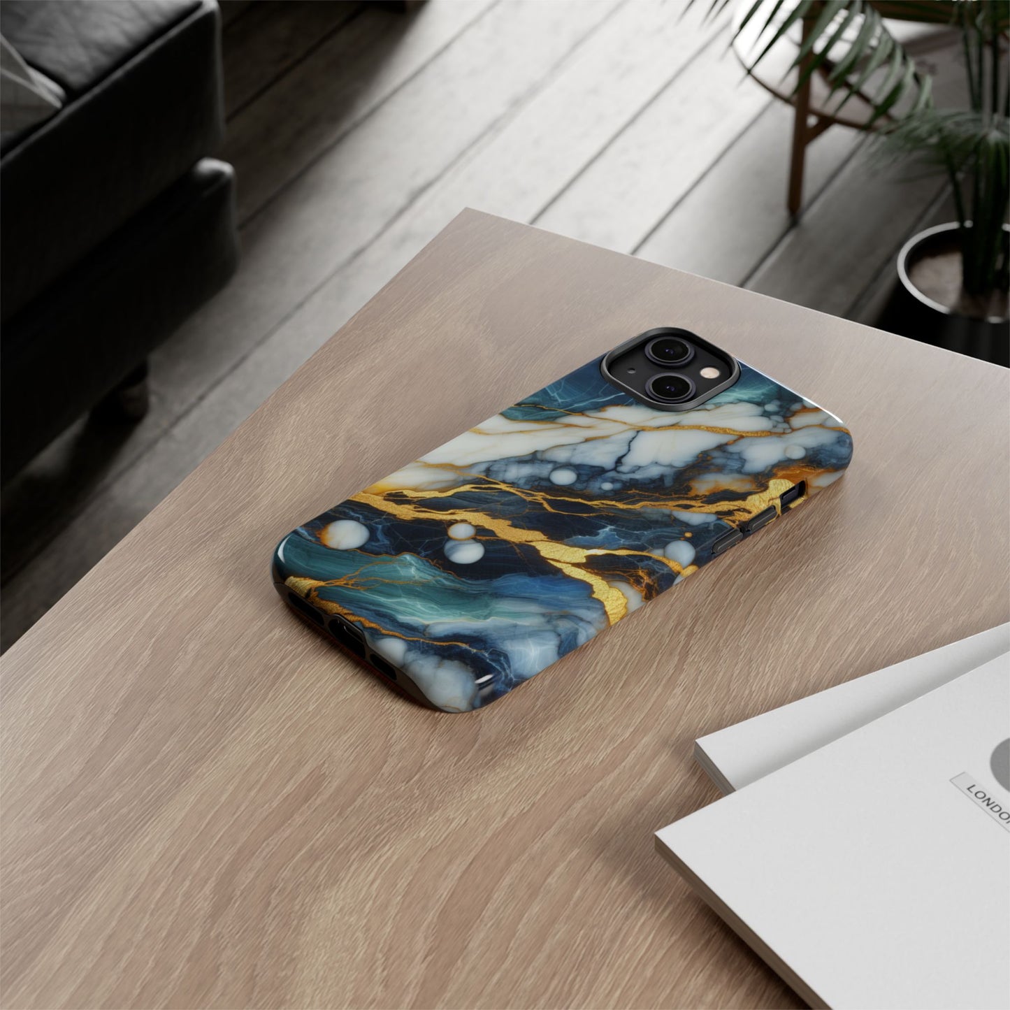 Marble Glow – Artistic Phone Case with Serene Elegance