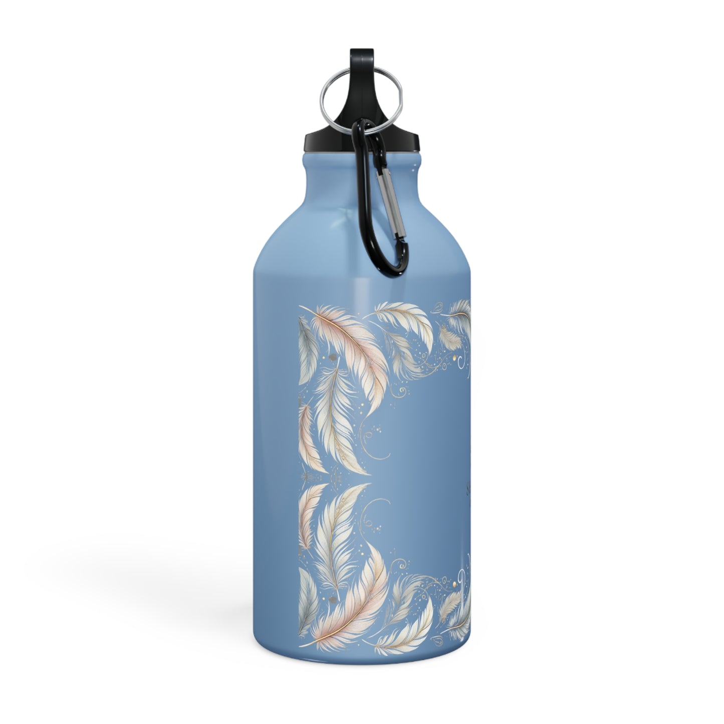 Serene Creations Feather Water Bottle | Stylish Hydration for Your Daily Adventures