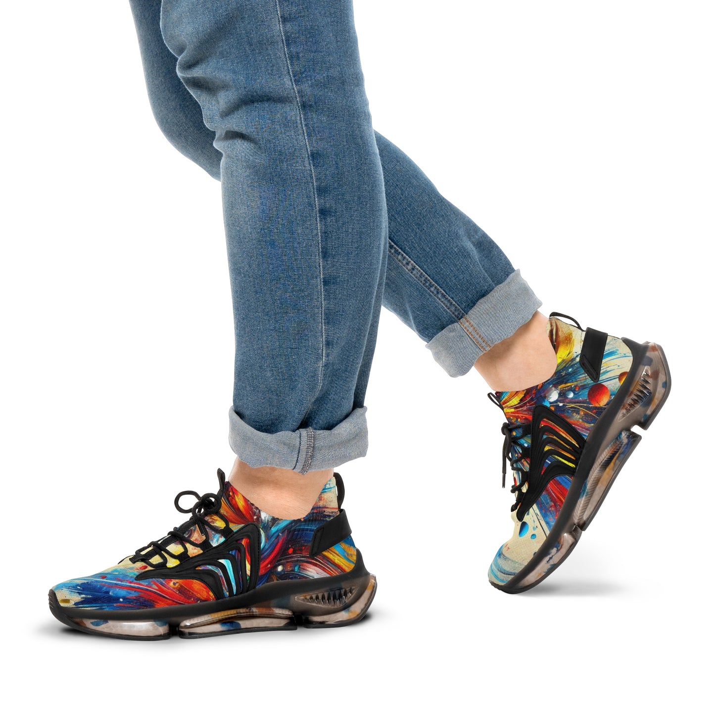 Elevate Your Game: Breathable Mesh Sneakers for Men with Memory Foam Comfort