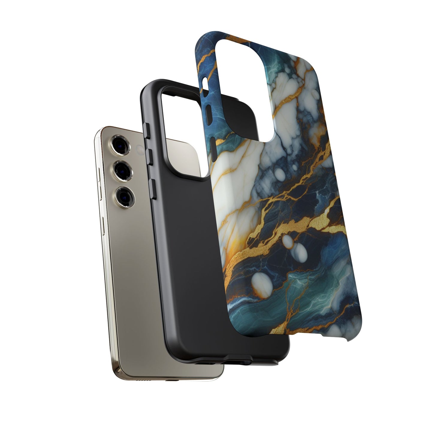 Marble Glow – Artistic Phone Case with Serene Elegance