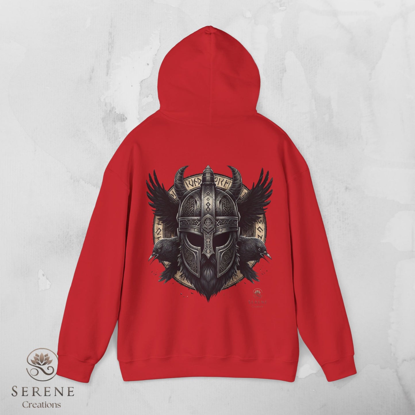 βοΈ Warrior Spirit β Viking Strength Hoodie