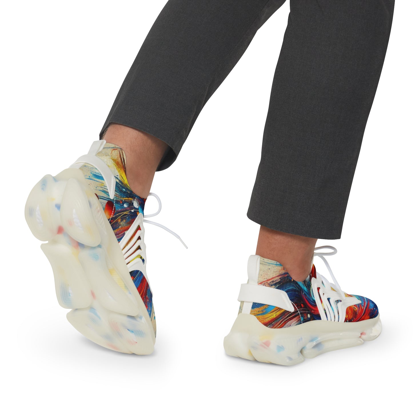 Elevate Your Game: Breathable Mesh Sneakers for Men with Memory Foam Comfort