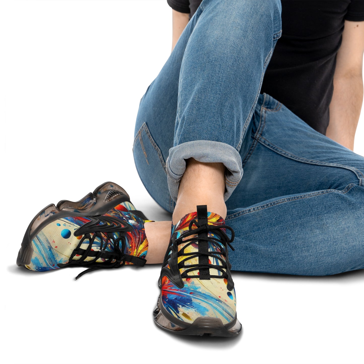 Elevate Your Game: Breathable Mesh Sneakers for Men with Memory Foam Comfort