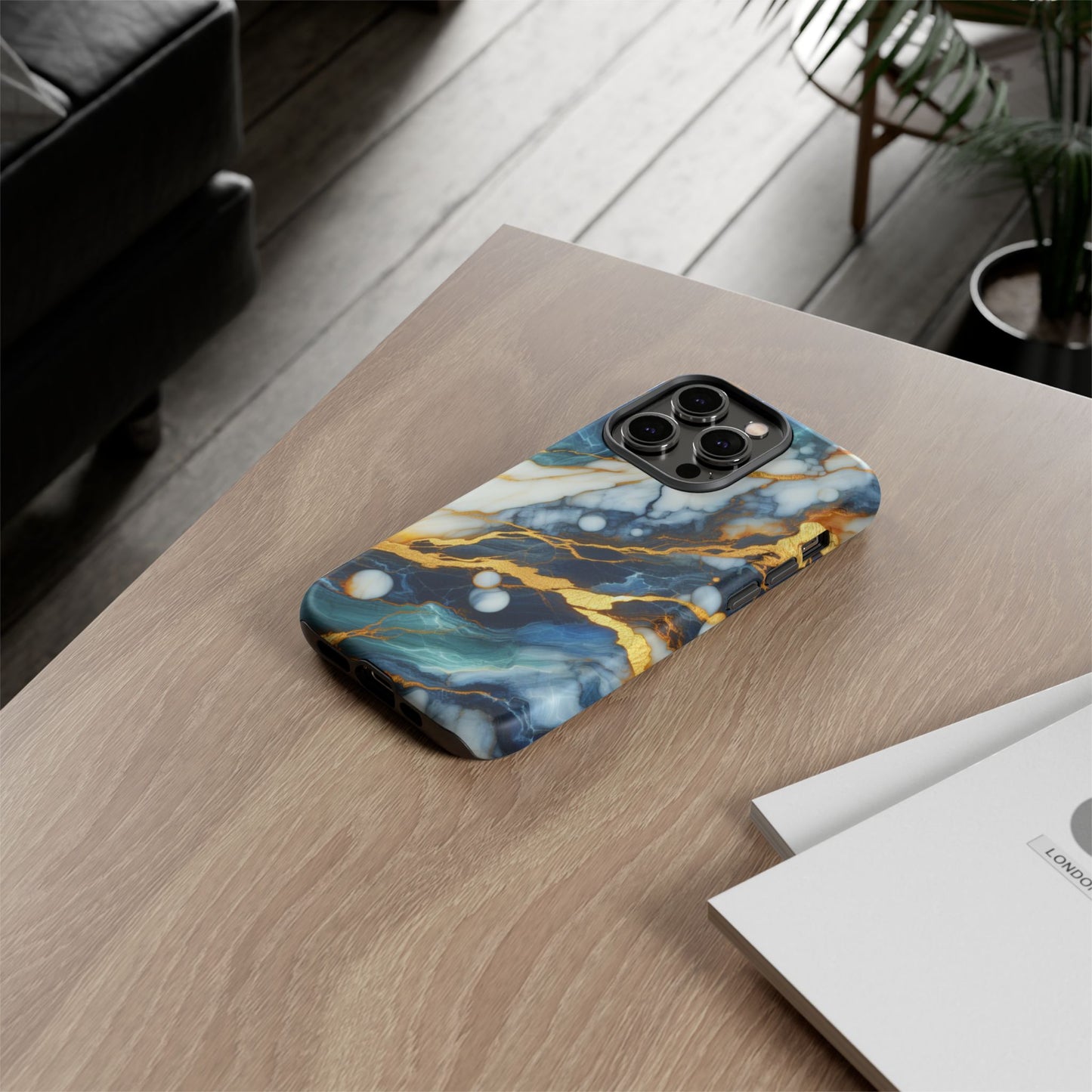 Marble Glow – Artistic Phone Case with Serene Elegance