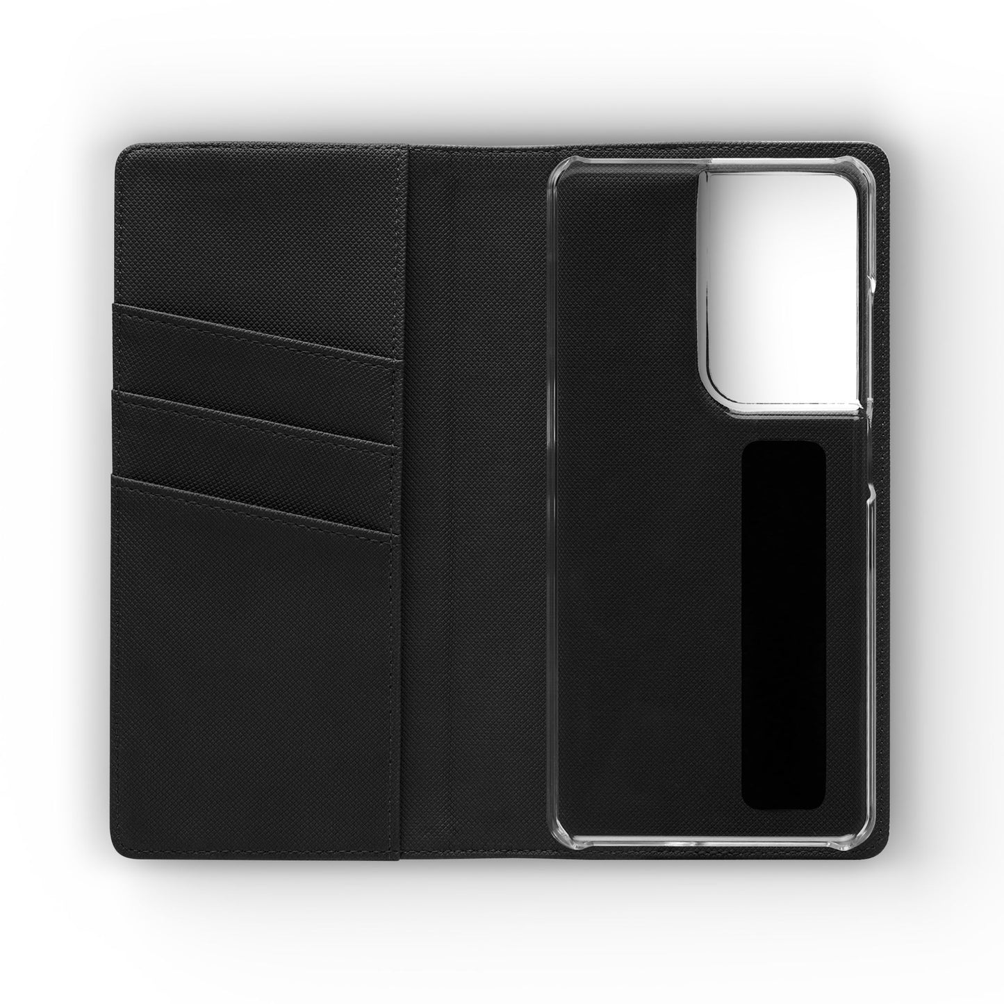 Elegant Flip Case - Faux Leather Phone Case with Card Holder & Stand