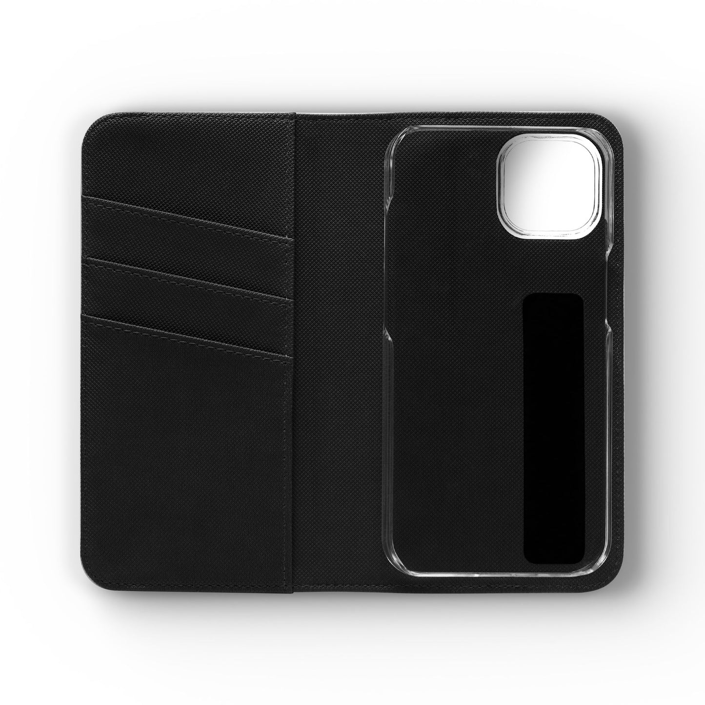Elegant Flip Case - Faux Leather Phone Case with Card Holder & Stand