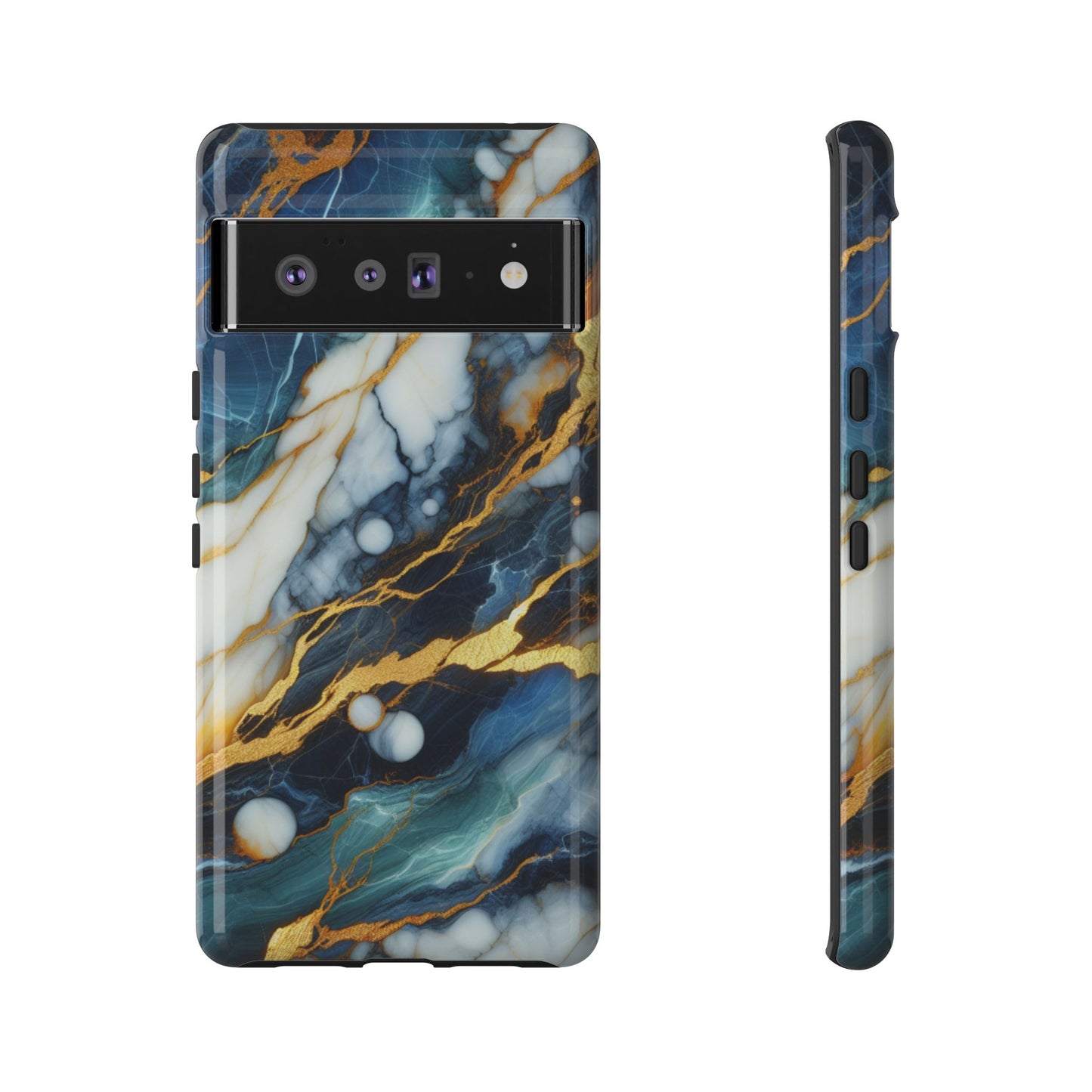 Marble Glow – Artistic Phone Case with Serene Elegance