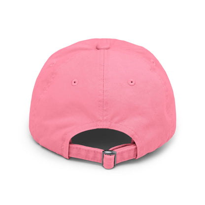 "Angry Carp" Distressed Cotton Twill Hat – Durable Style for Outdoor Enthusiasts 🎣✨
