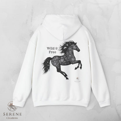 🐎 Wild & Free – Majestic Horse Hoodie