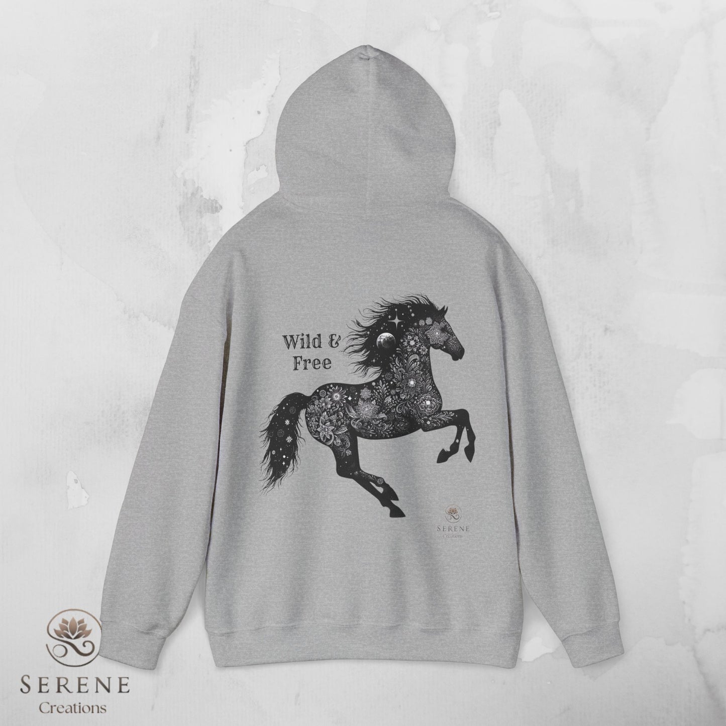 🐎 Wild & Free – Majestic Horse Hoodie