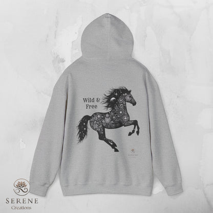 🐎 Wild & Free – Majestic Horse Hoodie
