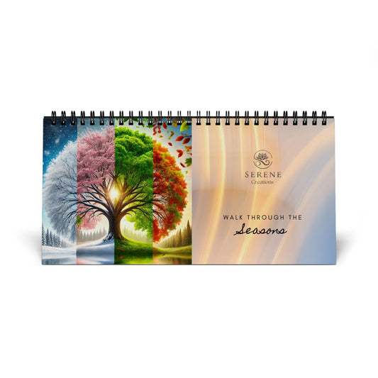 Walk Through the Seasons – 2025 Custom Desk Calendar