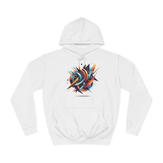 Vibrant Splash Hoodie: Unisex Design for Comfort & Style