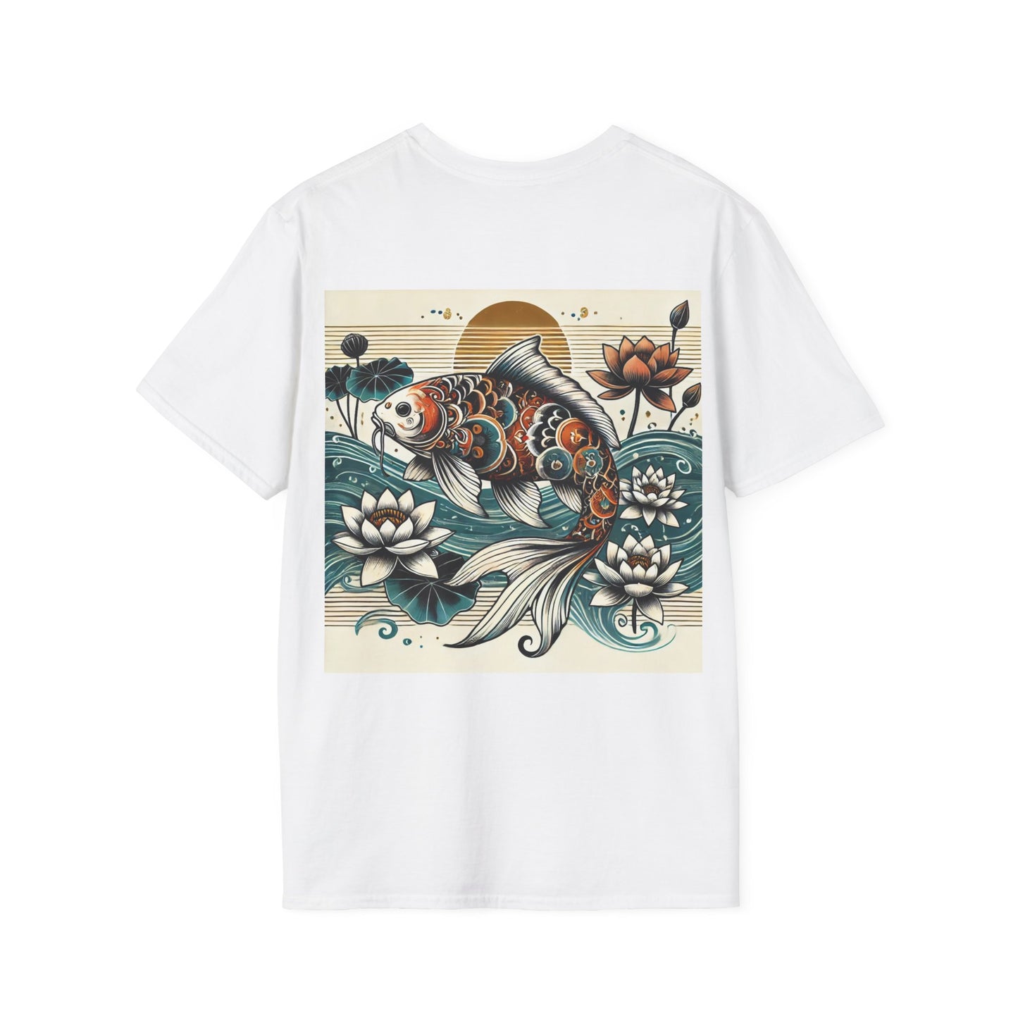 Koi Carp Serenity: Unisex Soft-Style T-Shirt for Comfort & Style