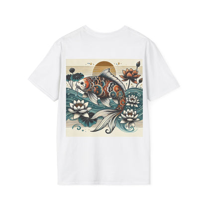 Koi Carp Serenity: Unisex Soft-Style T-Shirt for Comfort & Style