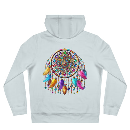 Mandala Dreamcatcher Fleece-Lined Hoodie – Cozy & Vibrant Comfort