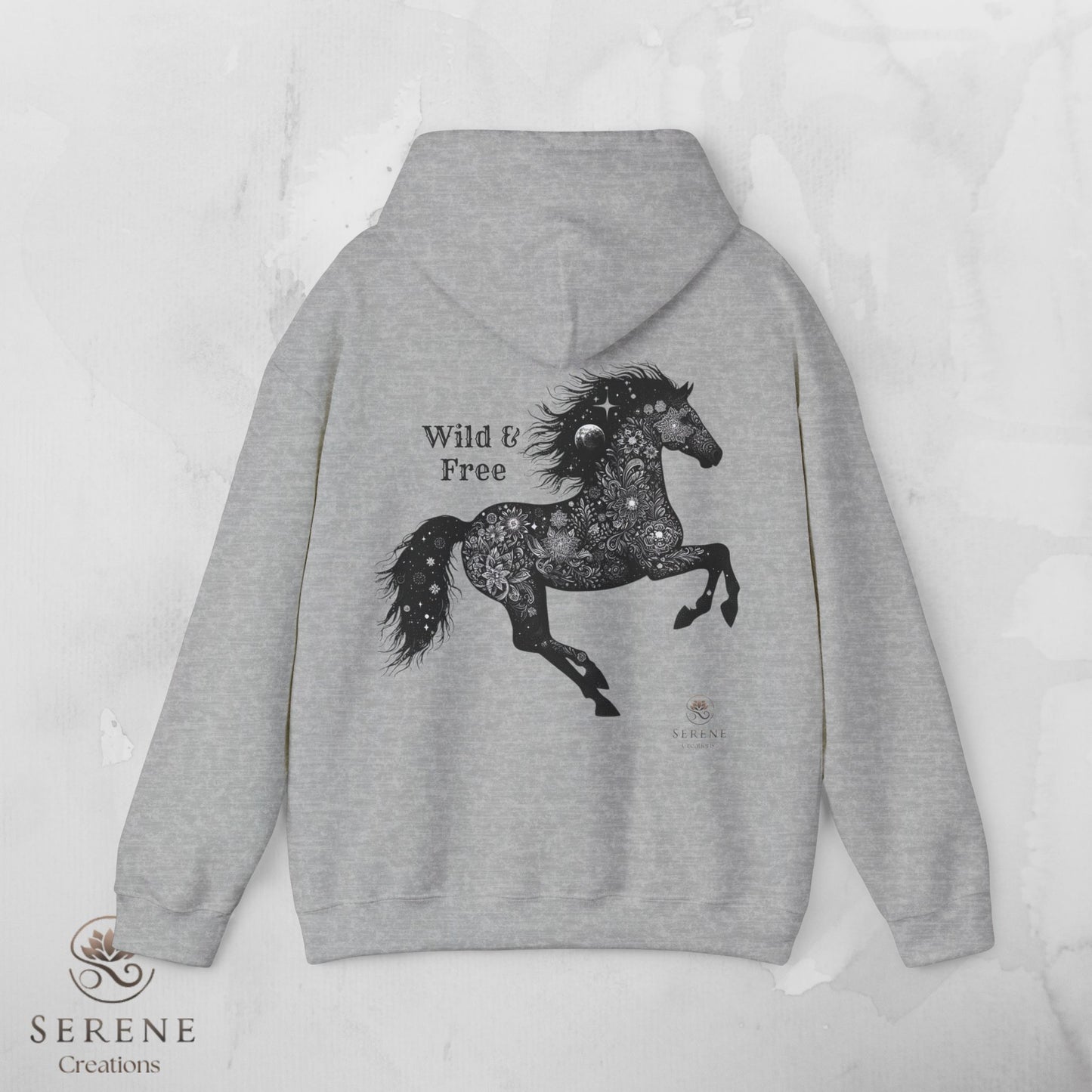 🐎 Wild & Free – Majestic Horse Hoodie