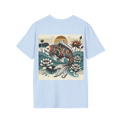 Koi Carp Serenity: Unisex Soft-Style T-Shirt for Comfort & Style